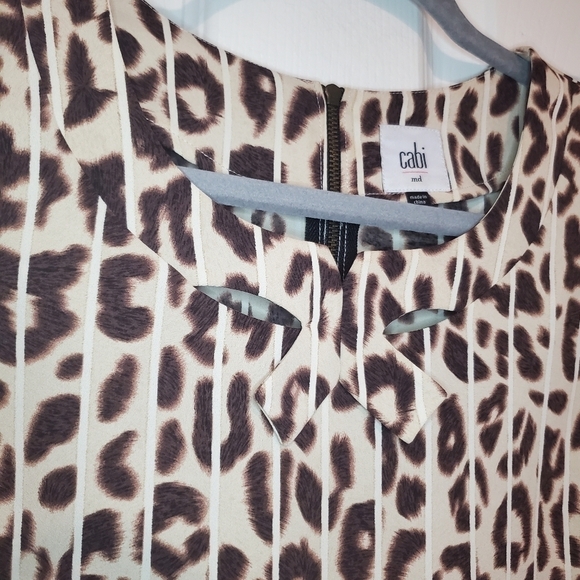 CAbi Leopard Print Tank Top Sz Medium - Picture 2 of 8